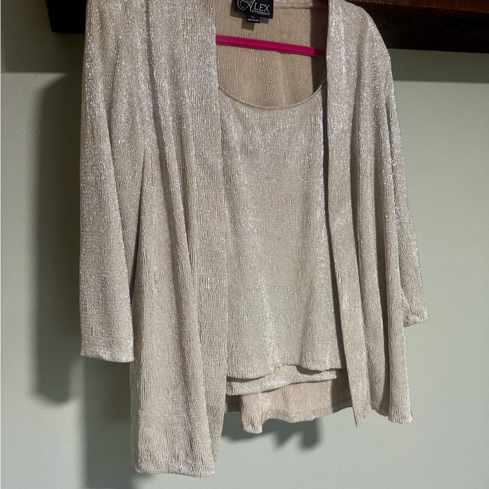 Women's Cream Sweater Set